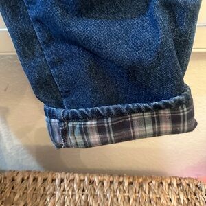 Flannel lined llbean jeans